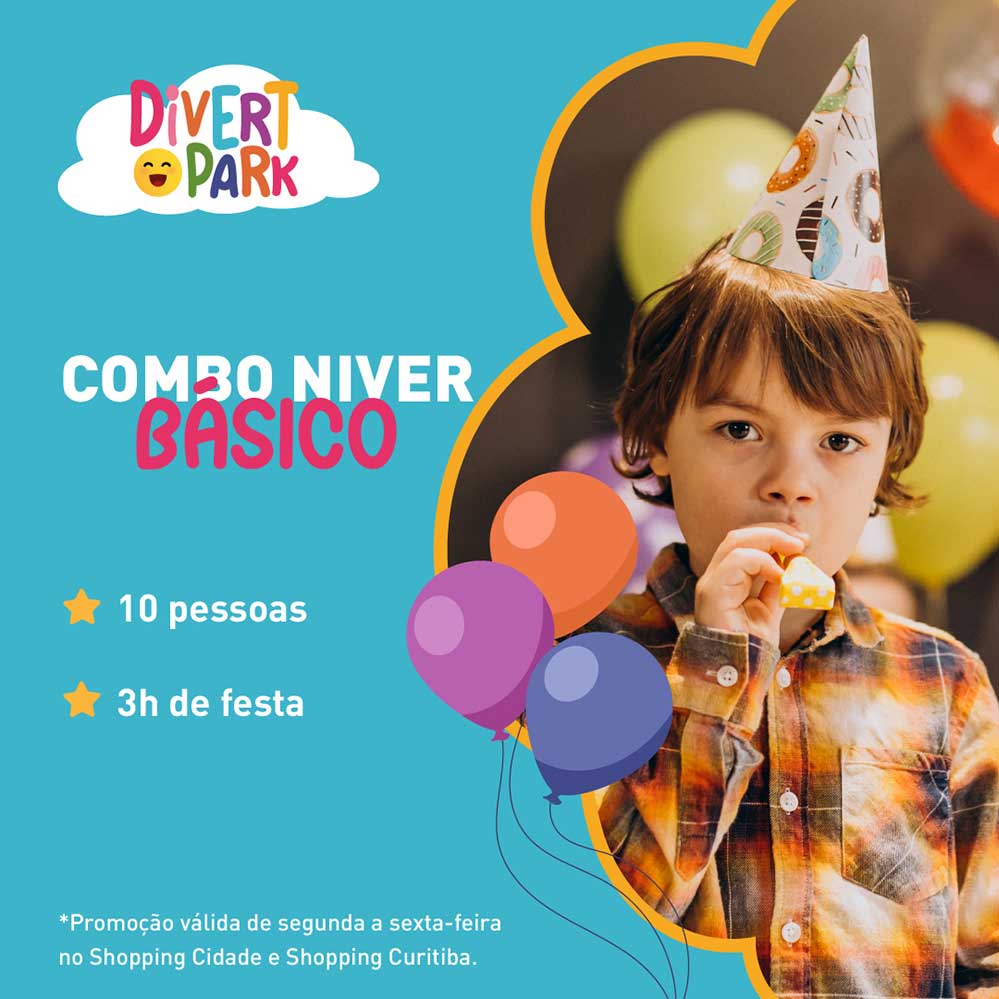 Festa de aniversário no DivertPark