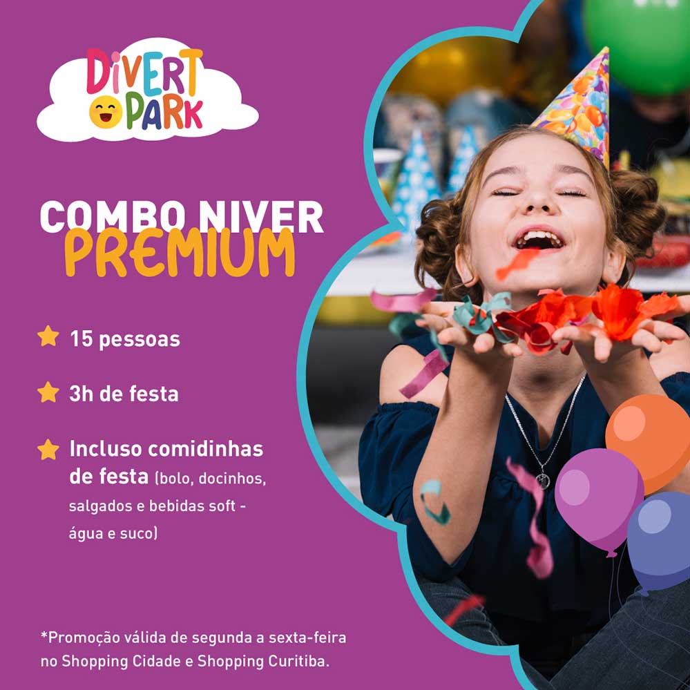 Festa de aniversário no DivertPark